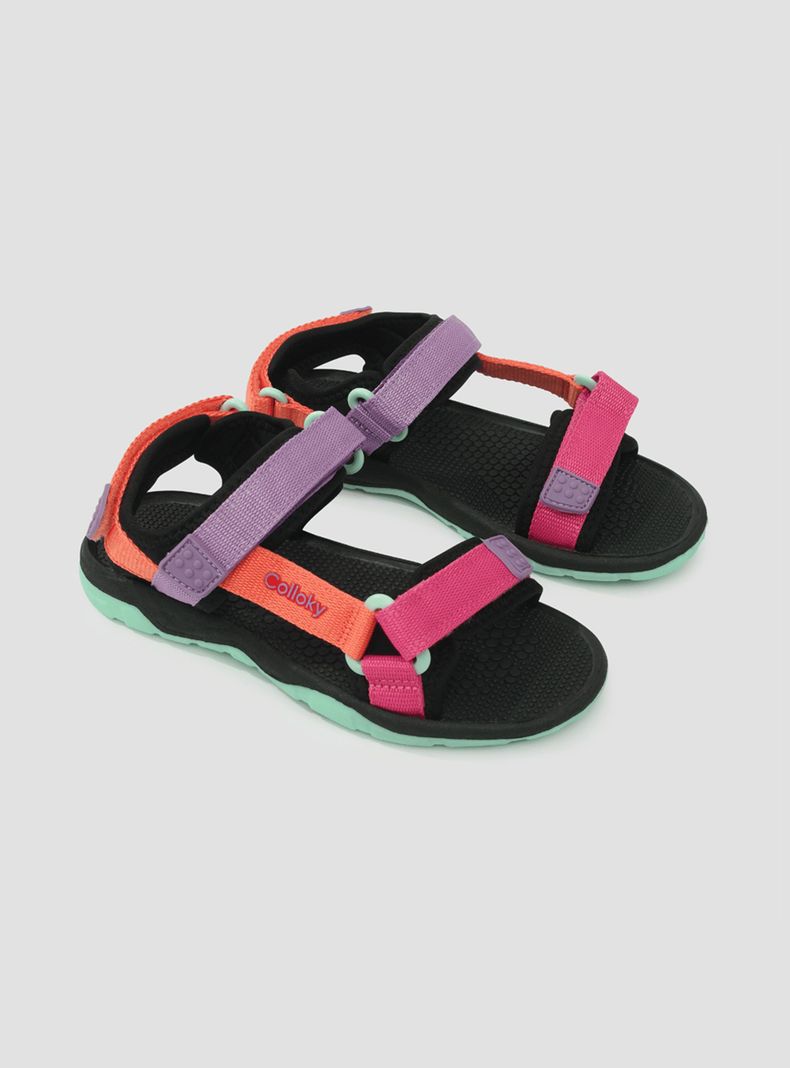Sandalia Print Velcro Niña-1