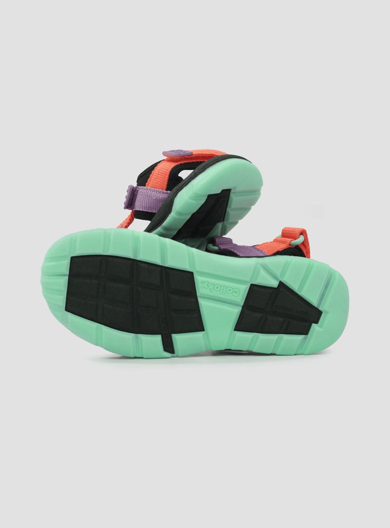 Sandalia Print Velcro Niña-3