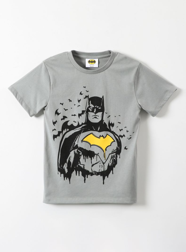 Polera Manga Corta Niño Personaje Grand Batman-0