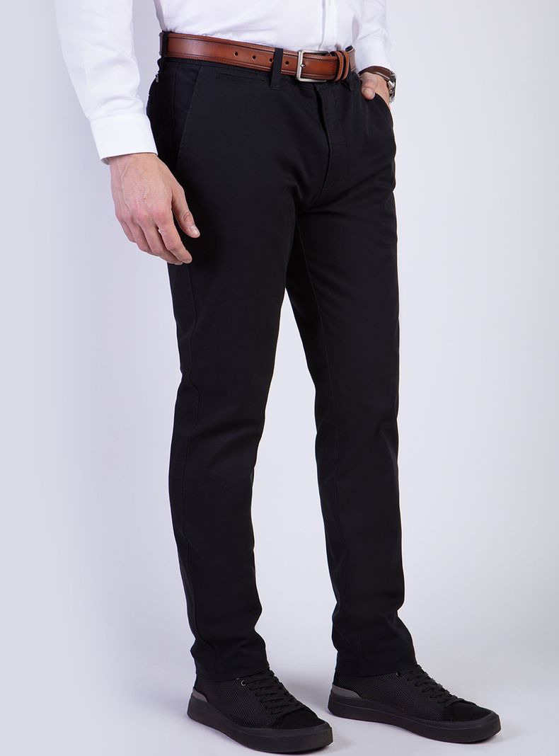 Pantalón Chino Twill Largo 33 Slim Colores Básicos-0