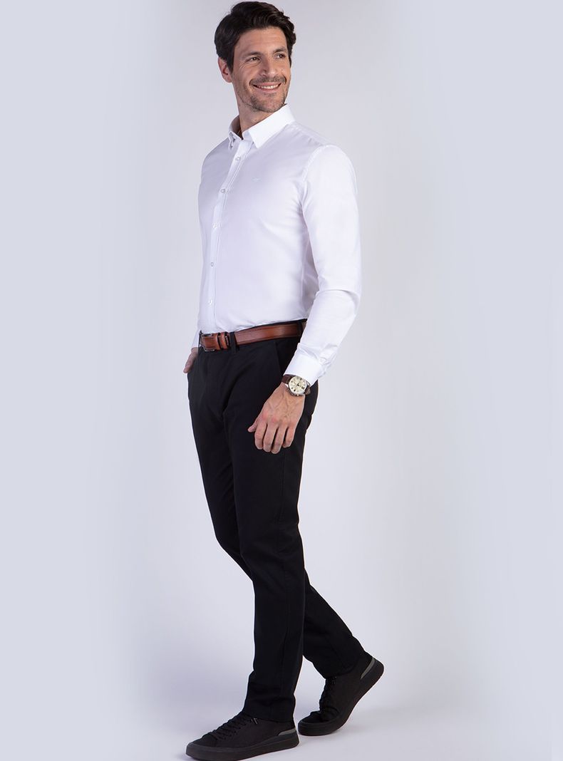 Pantalón Chino Twill Largo 33 Slim Colores Básicos-3