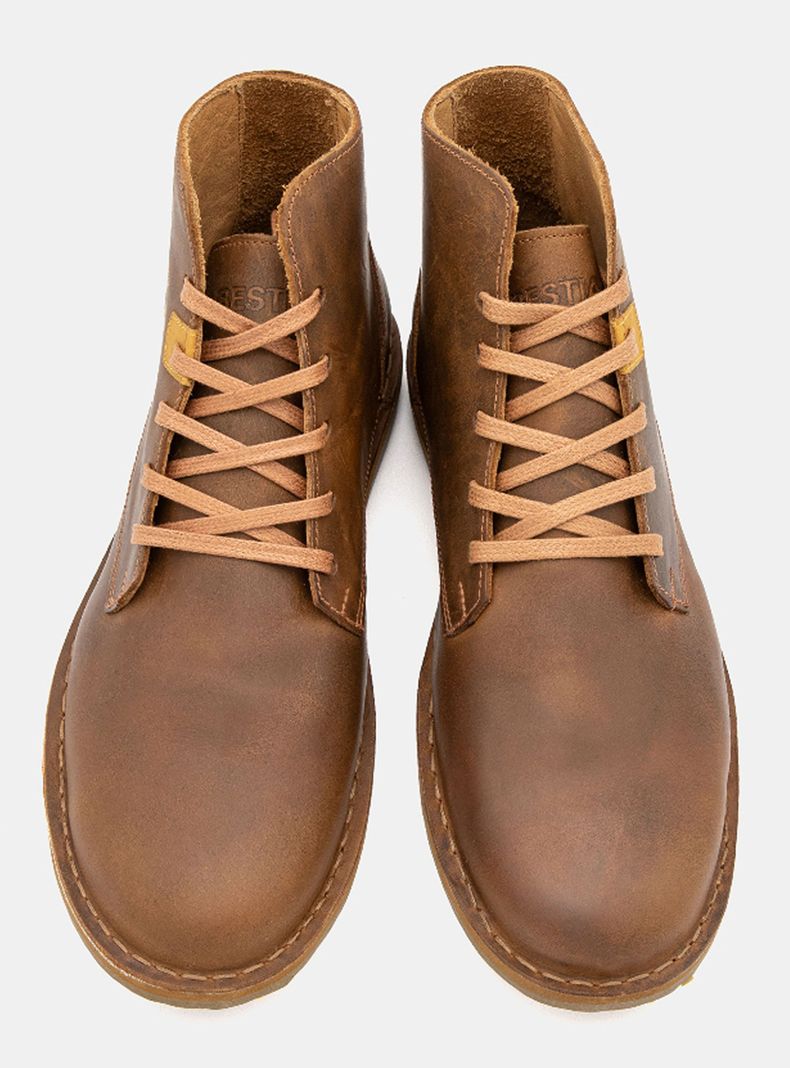 Zapato Casual con Caña Pudu High West Fargo Cuero Hombre-2