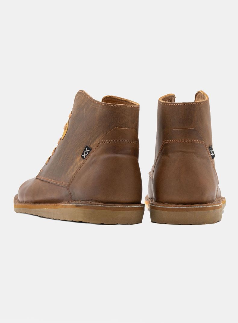 Zapato Casual con Caña Pudu High West Fargo Cuero Hombre-3