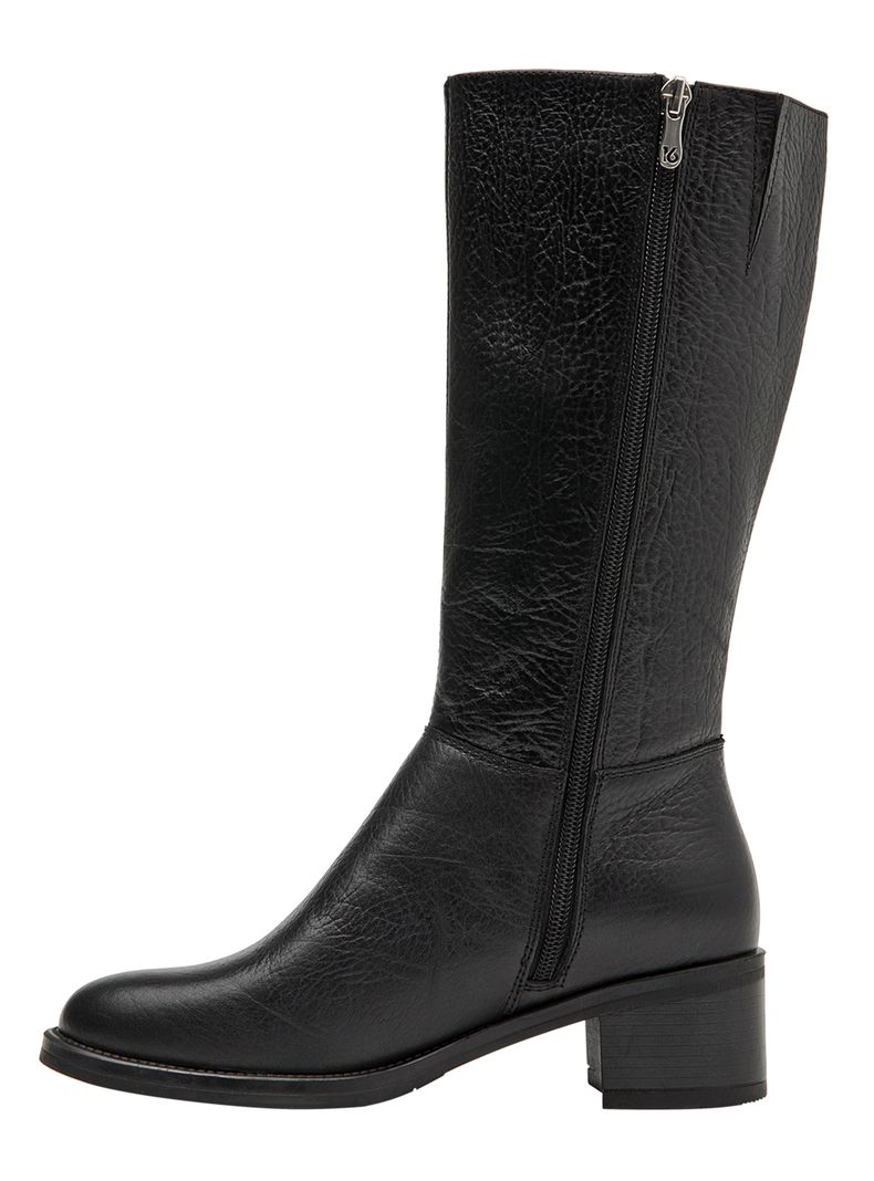 Bota Cuero Texturizada L023 Mujer-2