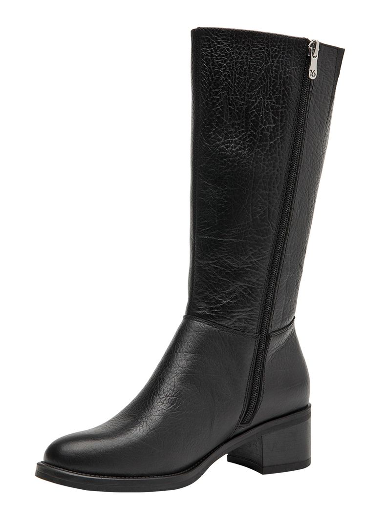 Bota Cuero Texturizada L023 Mujer-3