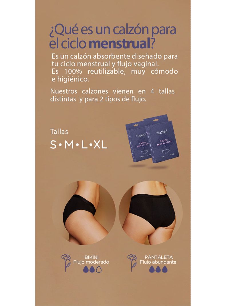 Calzón Menstrual Flujo Abundante-3
