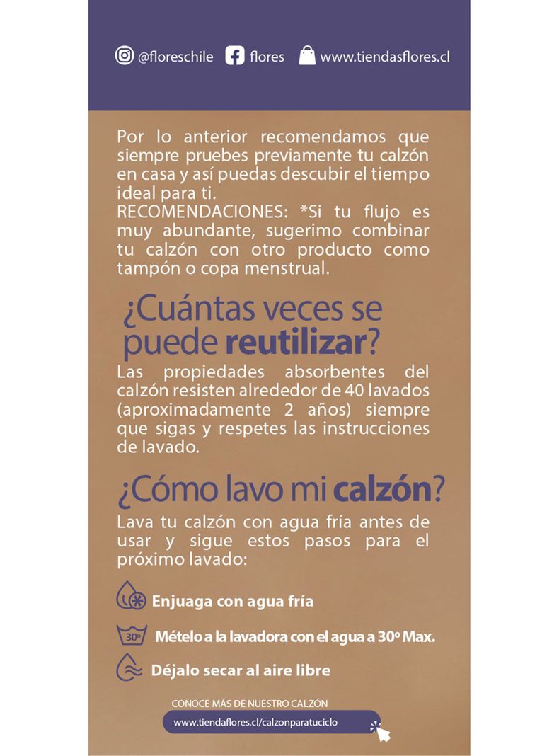 Calzón Menstrual Flujo Abundante-5