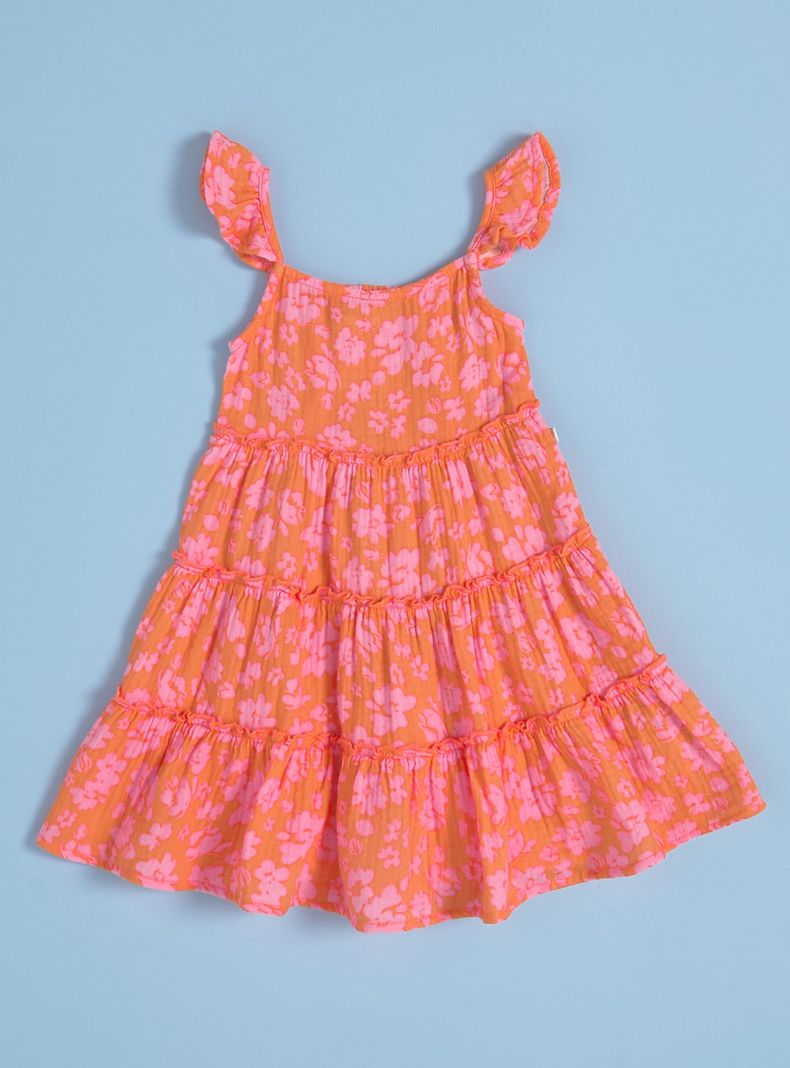 Vestido Holgado con Estampado-0