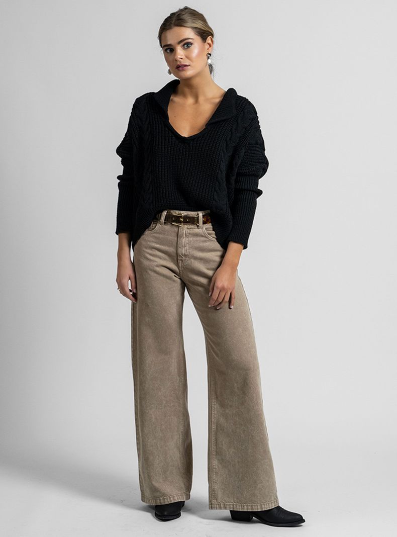 Jeans Josefa Wide Leg Arena-3