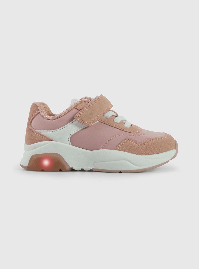 Zapatilla Urbana Diseño con Luces G 47020 Velcro Niña-0