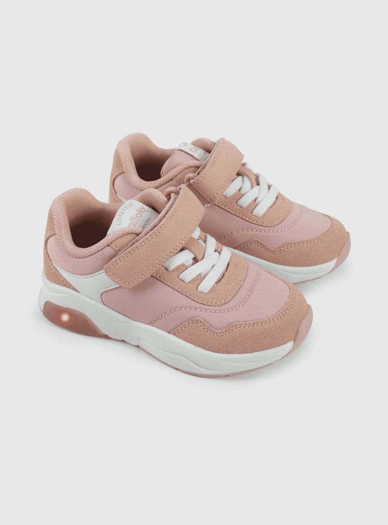 Zapatilla Urbana Diseño con Luces G 47020 Velcro Niña-1