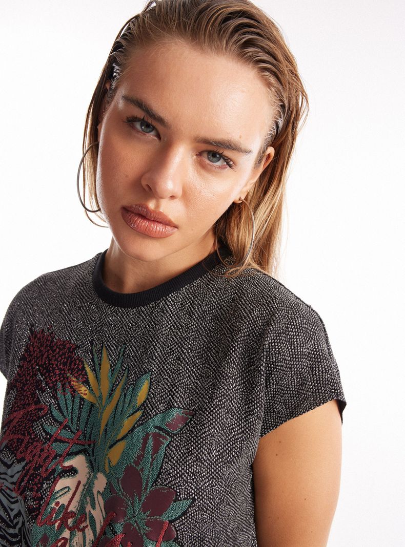 Polera Malla con Full Print 3D Brillante-3