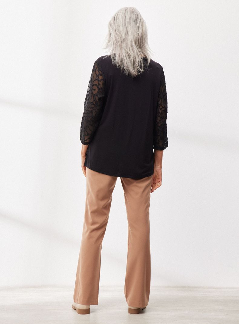 Polera Jacquard con Forro-5