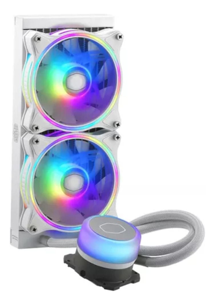 Refrigeracion Liquida Cooler Master Ml240 Illusion White-0