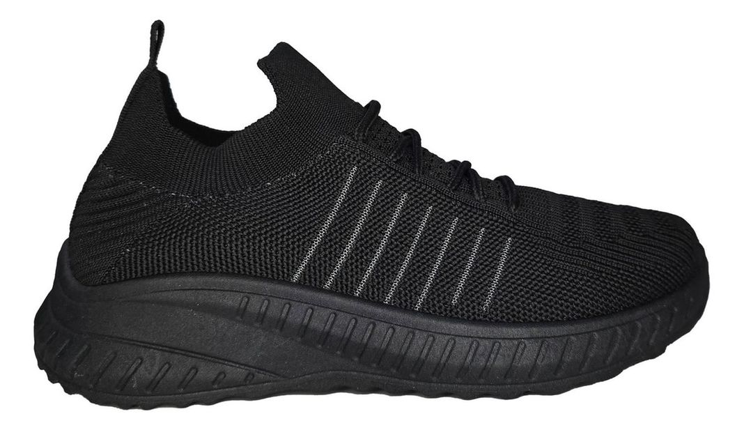 Zapatillas Deportiva Negra Juvenil Unisex 7515-0