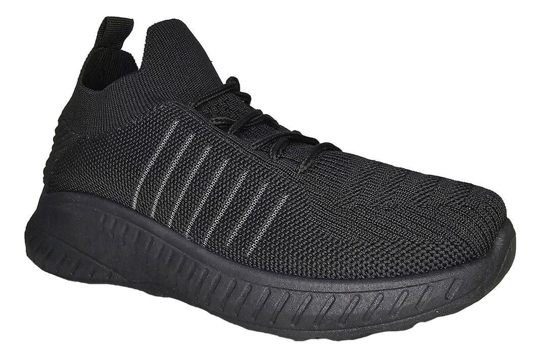 Zapatillas Deportiva Negra Juvenil Unisex 7515-1