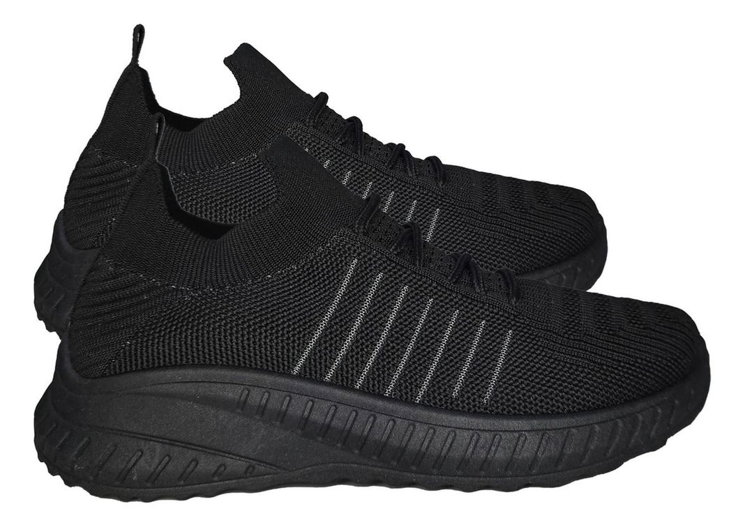 Zapatillas Deportiva Negra Juvenil Unisex 7515-2
