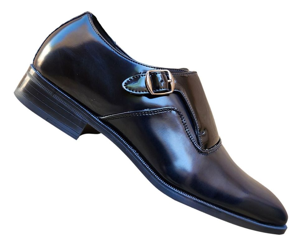 Zapato Formal De Vestir Hombre Con Hebilla Elegantes 7420-0