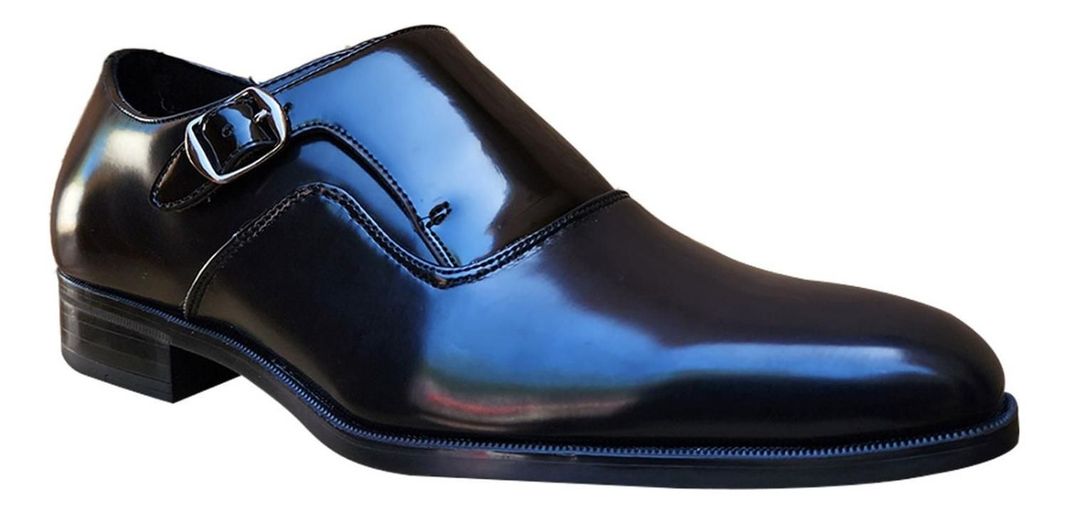 Zapato Formal De Vestir Hombre Con Hebilla Elegantes 7420-1