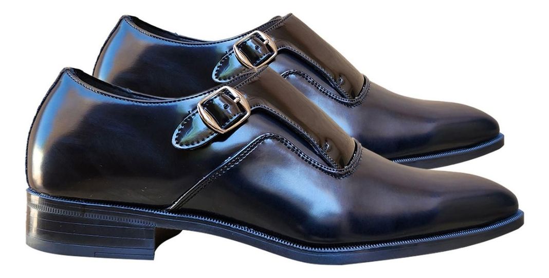 Zapato Formal De Vestir Hombre Con Hebilla Elegantes 7420-2