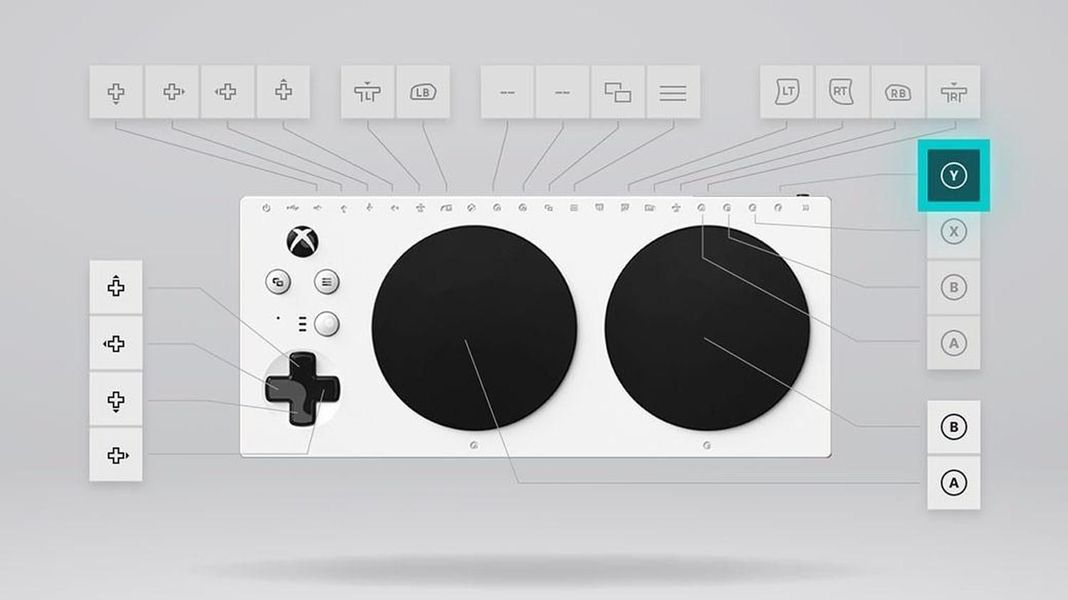 Control Adaptativo Wireless Xbox One X,s Usb Tipo C Blanco-1