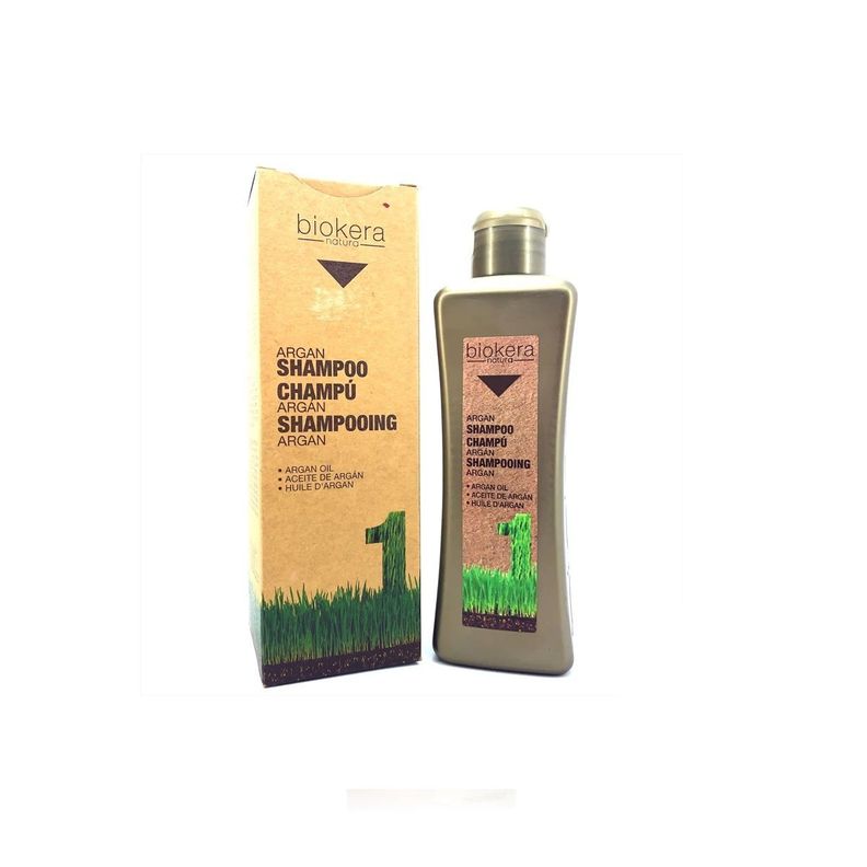 SALERM Shampoo con Aceite Natural Argán Biokera 300 ml-1