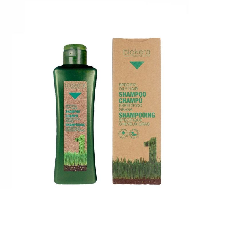 SALERM Shampoo Cabellos Grasos Biokera 300 ml-1