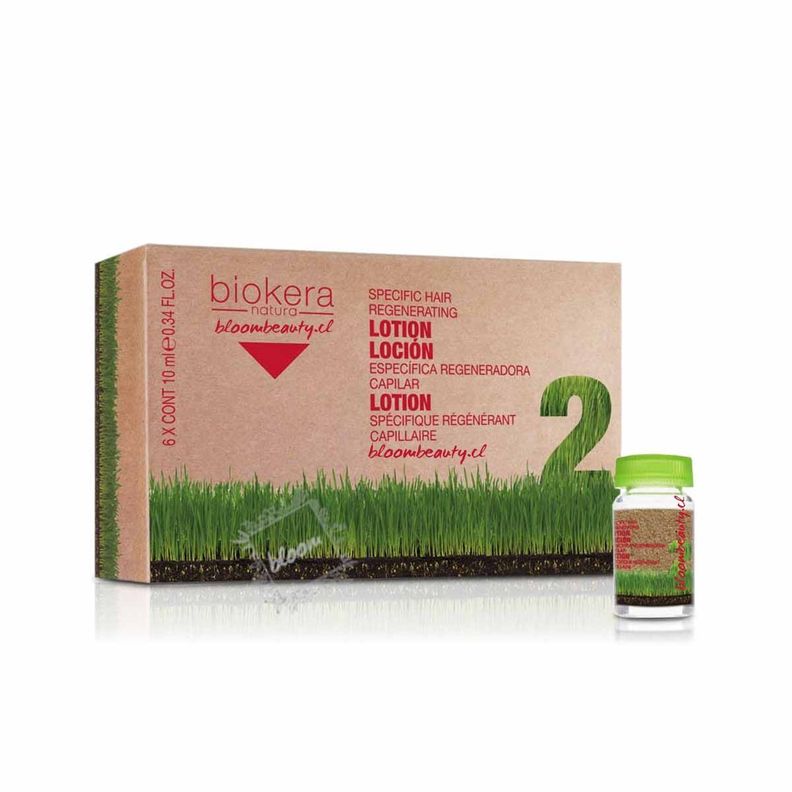 SALERM Pack 6 Ampollas Loción regeneradora Anticaída Biokera-0