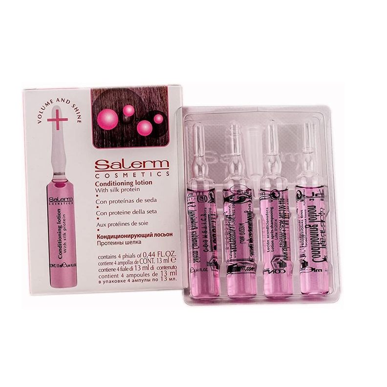 SALERM Pack 8 Ampollas Reparación Proteina de seda-0