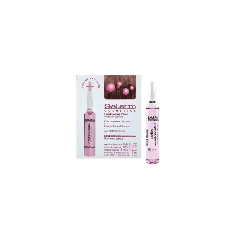 SALERM Pack 8 Ampollas Reparación Proteina de seda-1