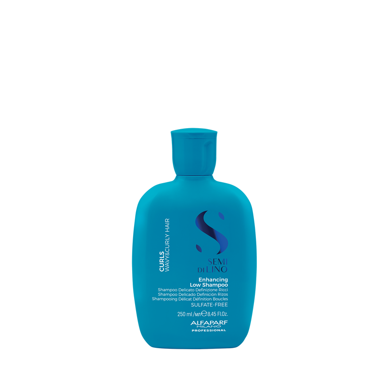 ALFAPARF Shampoo para rizos o rulos Semi di lino-0