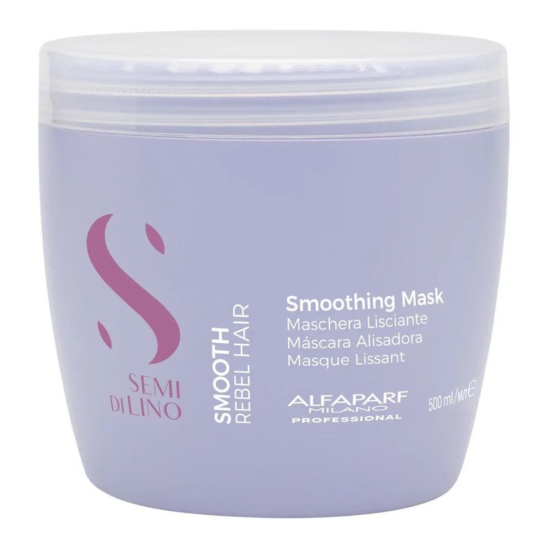 ALFAPARF Mascarilla Alisadora Semi Di Lino Smooth 500ML-0