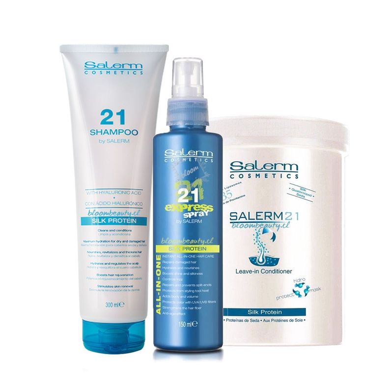 Pack SALERM 21 Shampoo + Express + Crema 1000 ML
