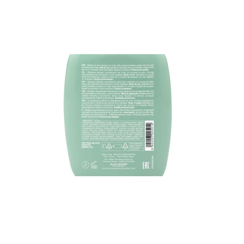 ALFAPARF Shampoo cabellos grasos Semi di lino 250 ml-1