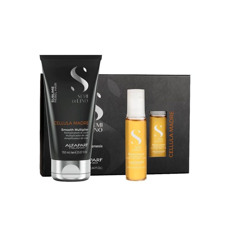 Pack ALFAPARF Cellula Madre Duo Antifrizz/smooth + 12 Ampollas