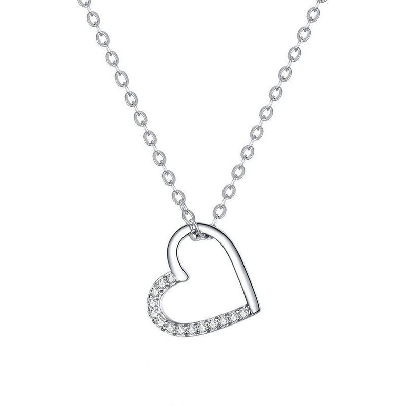 Collar Plata 925 Mini Corazon Circones