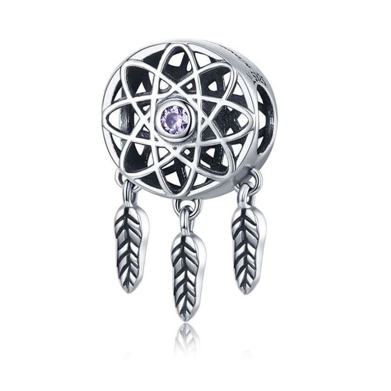 Charm Dije Plata 925 Atrapa Suenos Circular