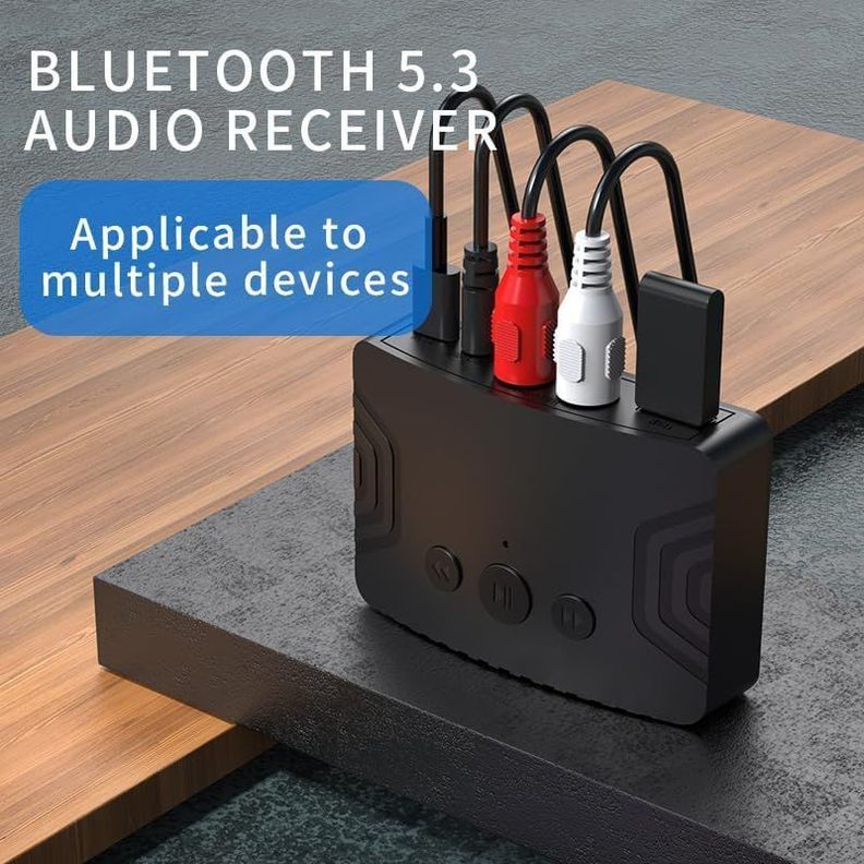 Receptor Audio Bluetooth V5.3 RCA Aux 3.5 Reproduce Pendrive-5