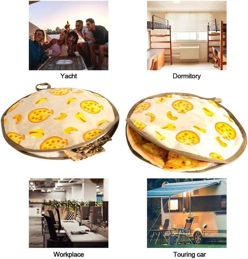 Funda Calentador Tortillas Pizza Tacos Burritos Fajitas 30cm-3