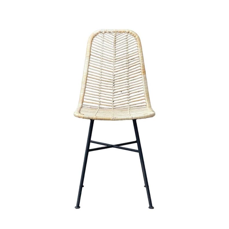 Silla de mimbre flecha, color natural-1