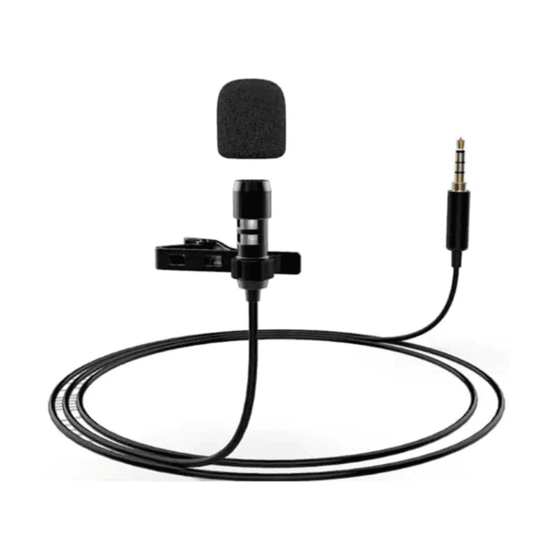 Microfono Profesional de Solapa Fifine C2 Lavalier Negro