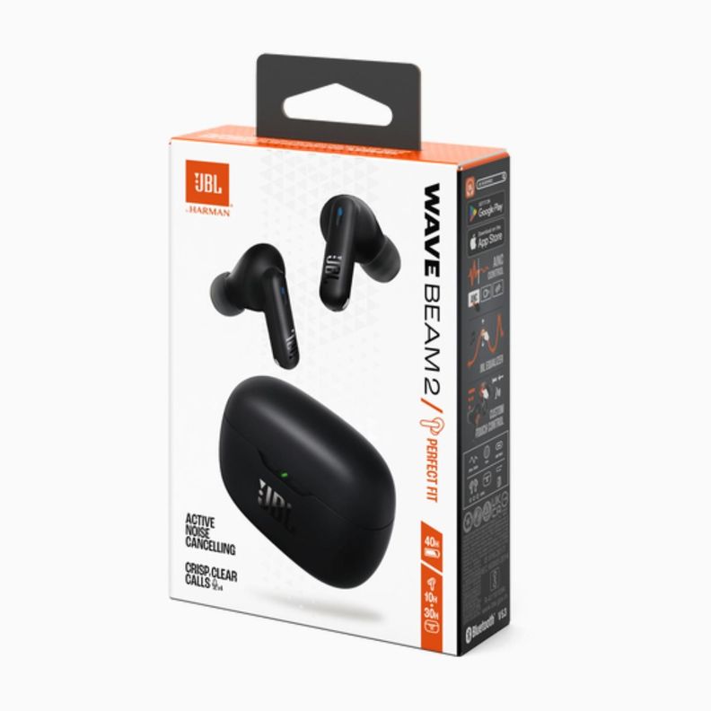 JBL Audifonos Wave Beam 2 TWS Bk-8