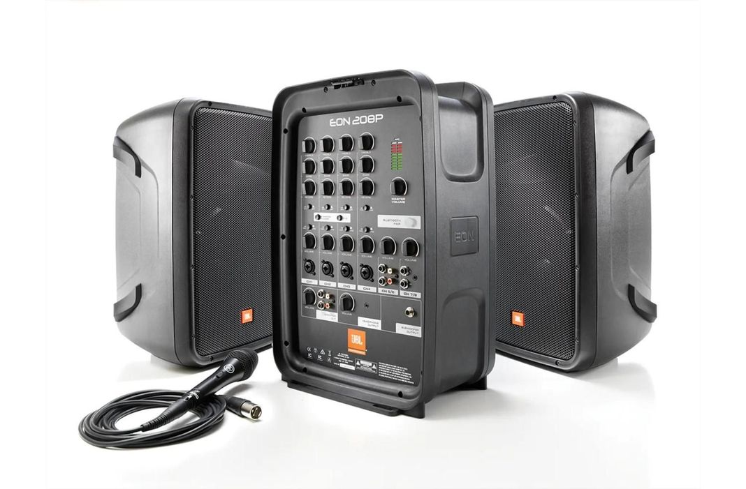 Sistema de Audio Portatil JBL Pro EON208P Negro