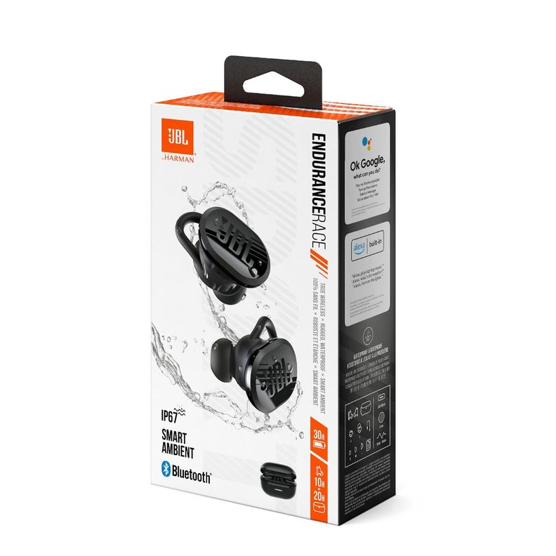 JBL Headphones Wireless Endurance Race Black-9