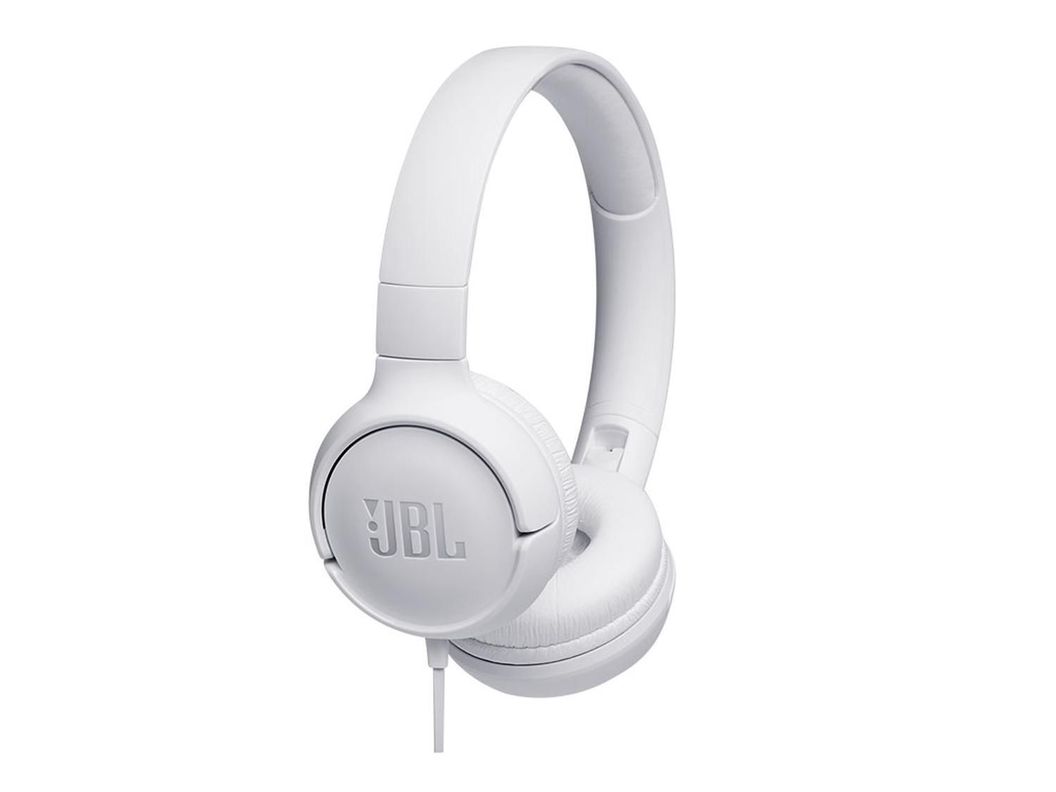 Audífonos JBL T500 con Mic blanco-1