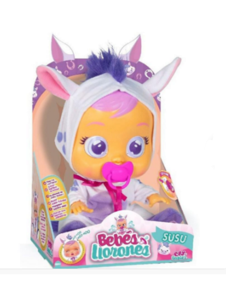 Juguete Muñeca Bebe llorón Susu - Baby Cry - -0