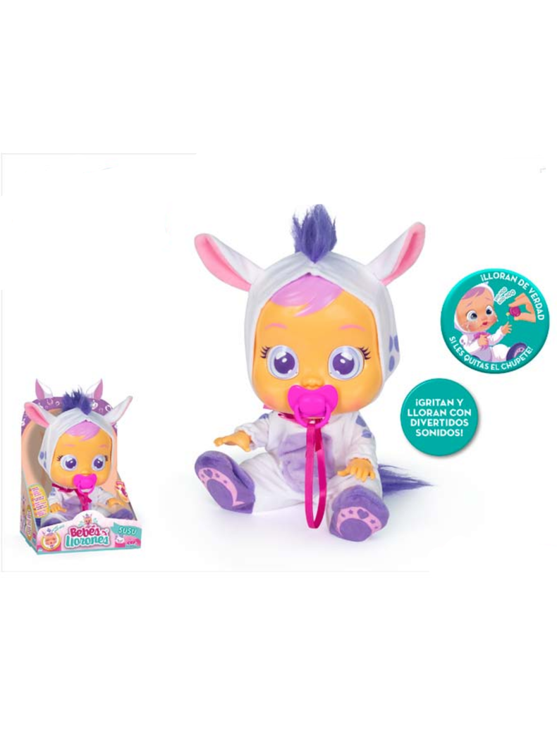 Juguete Muñeca Bebe llorón Susu - Baby Cry - -2