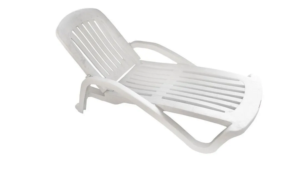 REPOSERA BLANCA  193 x 71 x 45 CM- IBIZA  - WENCO-0