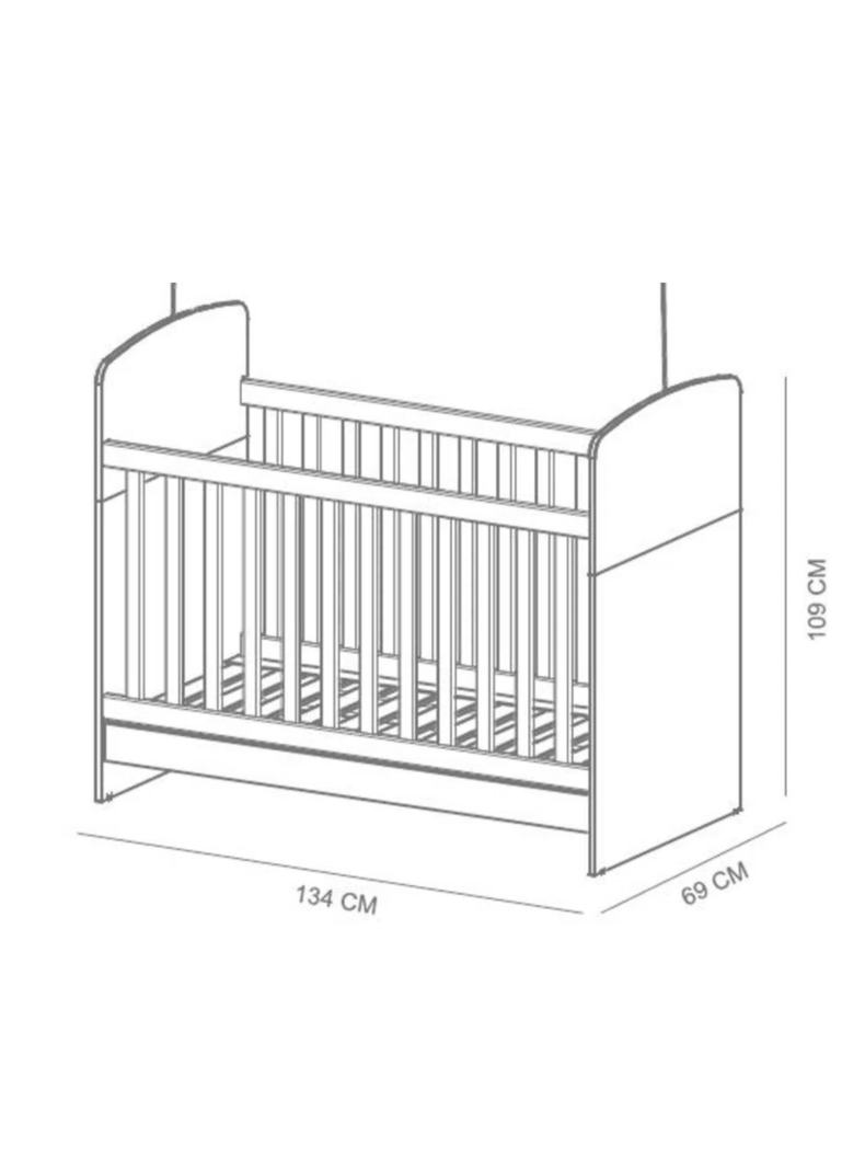 Cuna Madera Transcicion Baby - 133 x 69 x 109 Cm - M+DESING-2