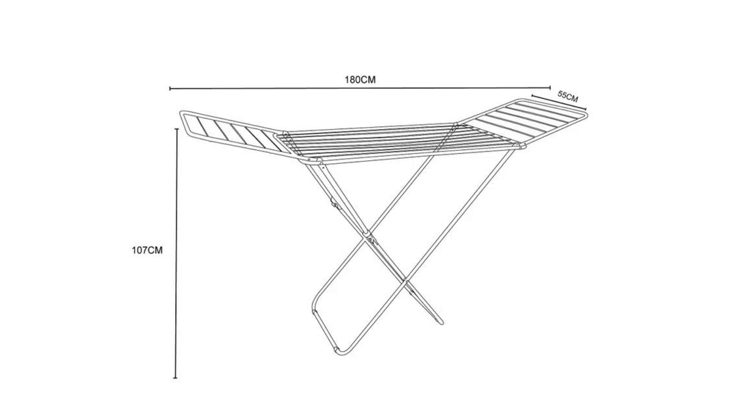 Tendedero alas 180 x 107 x 55 Cm -  Cotidiana-2